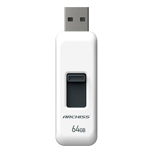 A[LX(Archiss) USB 64GB USB2.0 XCh Xgbvz[t LbvXfUC zCg AS-064GU2-PSW