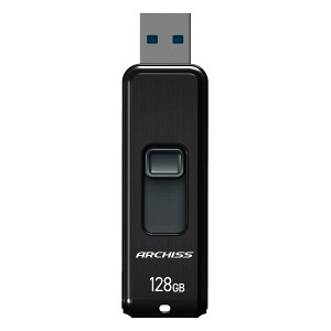A[LX(Archiss) USB 128GB USB3.2(Gen1) / USB3.1(Gen.1) / USB3.0 / USB2.0 Ή XCh AS-128GU3-PSB