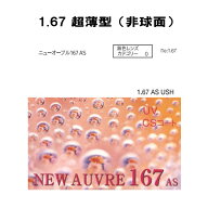 イトーレンズ 眼鏡レンズ 非球面 高屈折 1.67 紫外線UVカット400 撥水コート ニューオーブル167AS（超薄…