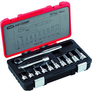 TONE �w�L�T�S���\�P�b�g�����`�Z�b�g �����p12.7mm 12�_�Z�b�g H4100MP