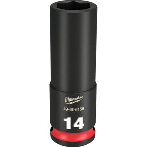 milwaukee SHOCKWAVE IMPACT DUTY �f�B�[�v�C���p�N�g�\�P�b�g 3/8�C���`(9.5mm)�p 14mm 49-66-6156 �C���p�N�g�p�\�P�b�g(�f�B�[�v�E�Z�~�f�B�[�v�^�C�v)