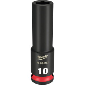 milwaukee SHOCKWAVE IMPACT DUTY �f�B�[�v�C���p�N�g�\�P�b�g 3/8�C���`(9.5mm)�p 10mm 49-66-6152 �C���p�N�g�p�\�P�b�g(�f�B�[�v�E�Z�~�f�B�[�v�^�C�v)