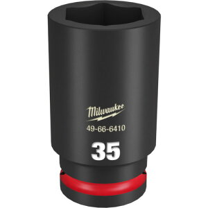 milwaukee SHOCKWAVE IMPACT DUTY �f�B�[�v�C���p�N�g�\�P�b�g 3/4�C���`(19mm)�p 35mm 49-66-6410 �C���p�N�g�p�\�P�b�g(�f�B�[�v�E�Z�~�f�B�[�v�^�C�v)