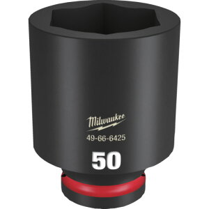 milwaukee SHOCKWAVE IMPACT DUTY �f�B�[�v�C���p�N�g�\�P�b�g 3/4�C���`(19mm)�p 50mm 49-66-6425 �C���p�N�g�p�\�P�b�g(�f�B�[�v�E�Z�~�f�B�[�v�^�C�v)