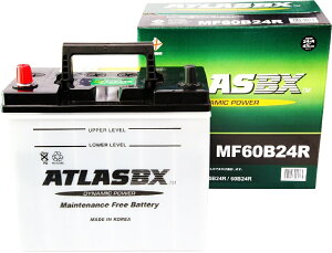 ATLAS(�A�g���X) MF60B24R ATLASBX standard �o�b�e���[ �i�݊�: 46B24R 50B24R 55B24R 60B24R�j��t�ԗ� �g���^ �V�G���^