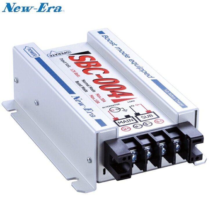 楽天市場】New-Era サブバッテリーチャージャー SBC-004 昇圧機能搭載 