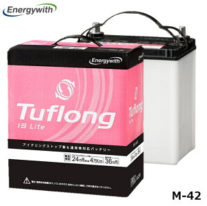 Tuflong (�G�i�W�[�E�B�Y) ���Y�ԃo�b�e���[ �A�C�h�����O�X�g�b�v�ԗp M-42 �o�b�e���[ (Tuflong IS Lite) LTAM42LB20L