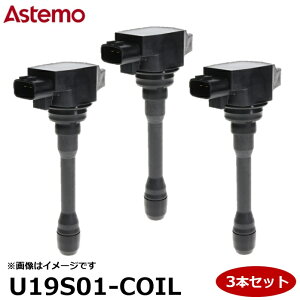 Astemo(�A�X�e��) �����ԕ�C���i �C�O�j�b�V�����R�C�� U19S01-COIL �y3�{�Z�b�g�z