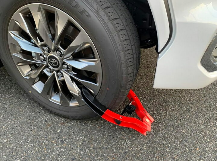 楽天市場】HORNET(ホーネット) タイヤロック LT-51R 赤色 自動車盗難 
