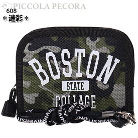 財布 カレッジ ロゴ ネック紐付き ウォレット / 子供用 男の子 キッズ ジュニア ティーン 小学生 中学生 【メール便】