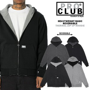 �y���[�zPRO CLUB �v���N���u HEAVYWEIGHT ���o�[�V�u���T�[�}���W�b�v�A�b�v�p�[�J�[�yBLACK×GRAY/CHACOAL×BLACK�z�傫���T�C�Y �ʔ� �X�E�F�b�g �t�[�h �t�[�f�B�[ �w�r�[�E�G�C�g ���� ���n �V���v