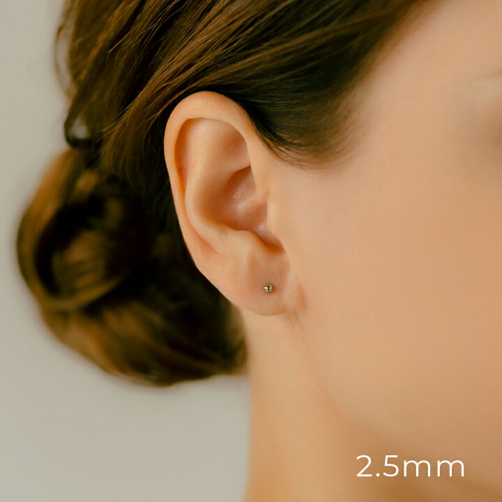 楽天市場】K18/PT ボール ボディピアス │ 16G/14G イエローゴールド 