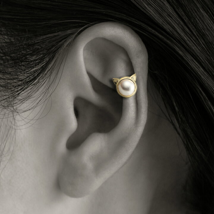 楽天市場】パール軟骨ピアス・ボディピアス パーツ K18金イエロー 