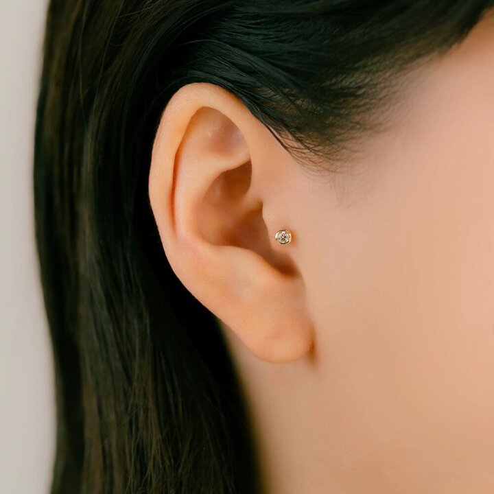 楽天市場】K18/PT デイリーセット ダイヤモンド ボディピアス │ 16G 
