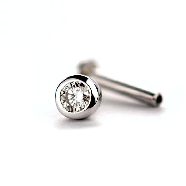 楽天市場】K18/PT デイリーセット ダイヤモンド ボディピアス │ 16G 