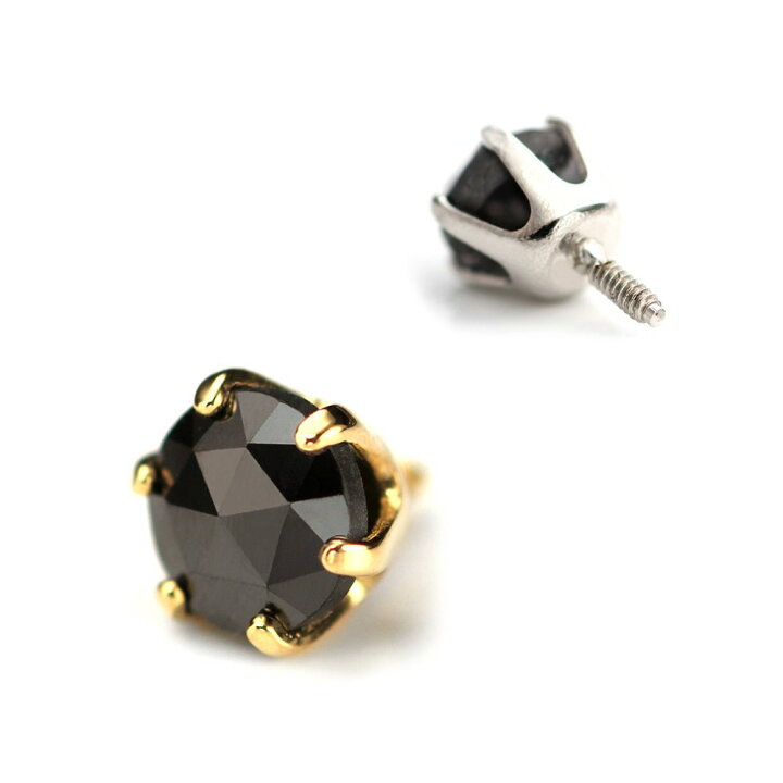 楽天市場】K18/PT ブラックダイヤモンド ボディピアス │ 16G/14G 