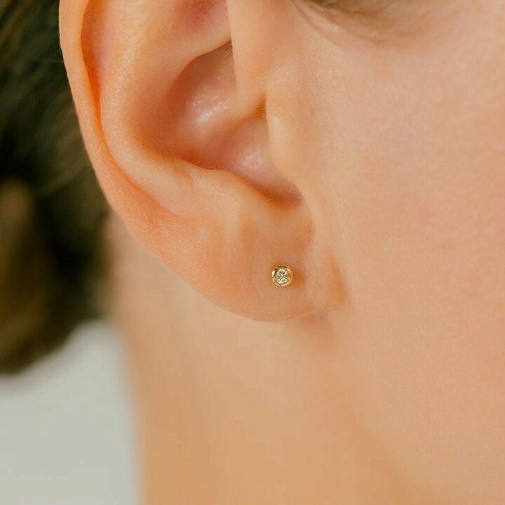 楽天市場】K18/PT ダイヤモンド ボディピアス セット │ 16G イエロー 