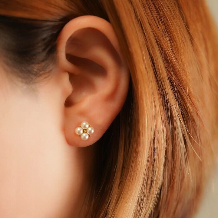 楽天市場】K18 アコヤ真珠 ボディピアス │ 16G/14G │ イエロー  