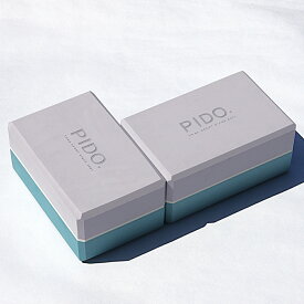 ヨガブロック 2個セット EVA ブランド PIDO ヨガ トレーニング ストレッチ ブロック 10.2×15.2×22.9cm 250g ダイエット 軽い 丈夫 かわいい