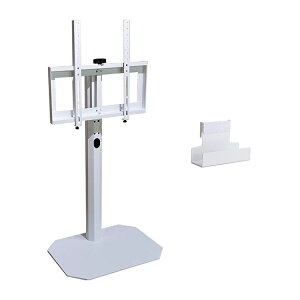 【割引クーポン配布中!】テレビ台 壁寄せテレビスタンド 八角テレビスタンド専用 ハードディスクホルダーセット HDDホルダー Wi-Fiルーターホルダー 32型〜65型対応 4色対応