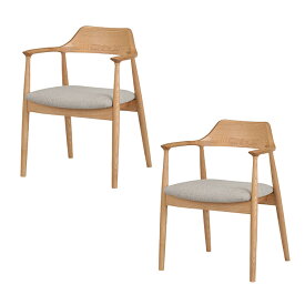 【ポイント9倍！20時〜11日1:59】【完成品】ダイニングチェア 肘付き Shaun(ショーン) 2脚セット 11色対応 ダイニングチェアー デスクチェア ダイニング リビングチェア 肘付きチェア 布 PVCレザー 木製 木製チェア 木製椅子 食卓椅子 シンプル おしゃれ