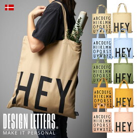 北欧 デンマーク DESIGN LETTERS(デザインレターズ) TOTE BAG フェイバリットトートバッグ カラー 2種6色対応 オーガニックコットン Oeko-tex 認定 エコバッグ 布バッグ 買い物バッグ ジムバッグ 持ち運び アルファベット おしゃれ