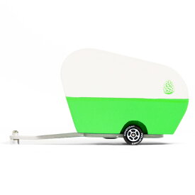 【7%OFFクーポン配布中!】ニューヨーク・ブルックリン発 Candylab(キャンディラボ) Pinecone Camper CND C479 トイカー ミニカー トレーラー 子供 木製 キャンプ 牽引 けん引 おうち遊び ジオラマ 海外 輸入 玩具 男の子 木のおもちゃ おしゃれ