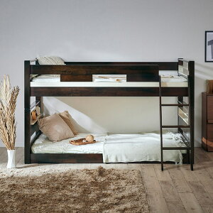 二段ベッド 2段ベッド Creil Better(クレイユ ベター) 3色対応 子供 大人用 ベッド ロータイプ 分割可能 分離 シングルベッド すのこベッド 木製 子供部屋 おしゃれ コンセント 照明 耐震設計 耐