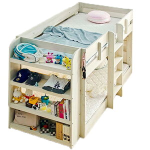 【ポイント9倍!今晩20時開始!】【特許申請構造/耐荷重500kg】2段ベッド 二段ベッド シングル対応 AXIS(アクシス) + マットレス COZY Sサイズセット 4色対応 2段ベット 分割 すのこベッド マッ