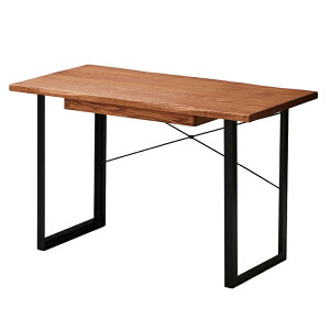 【ポイント7倍!30日限定】【オーク無垢材使用】デスク 幅120cm DWELLER(ドゥエラー) ワークデスク パソコンデスク 学習机 書斎 パソコン台 desk リビング 机 勉強机 引き出し付き 大人 子供 単品