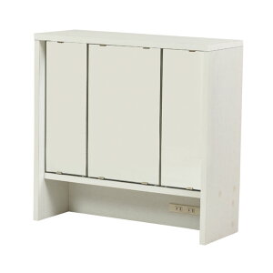 【ポイント9倍!今晩20時開始!】卓上ドレッサー CUSTA FDR-0002 2色対応 幅60cm 卓上ミラー ミラーパーツ 卓上三面鏡 鏡 三面鏡 コンセント付き 収納付き 可動棚 鏡台 化粧台 ブラウン ホワイト