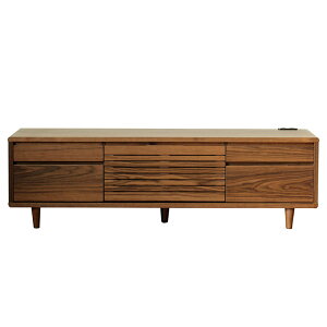 【ポイント7倍!30日限定】完成品 テレビボード テレビ台 幅140cm 2色対応 ロータイプ ハイタイプ TVボード AVボード 引き出し コンセント 扉付き 収納 リビング 突板 木製 ウォールナット ナチ