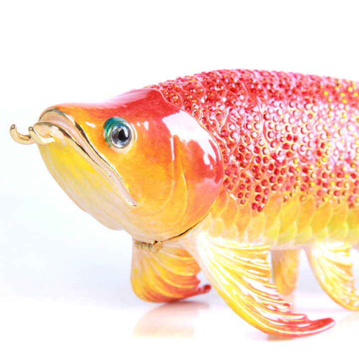 楽天市場】【正規品】 アロワナ Lサイズ ジュエリーボックス 紅龍 