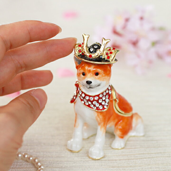 楽天市場】【正規品】 ふくと兜 端午の節句 柴犬 ジュエリーボックス  