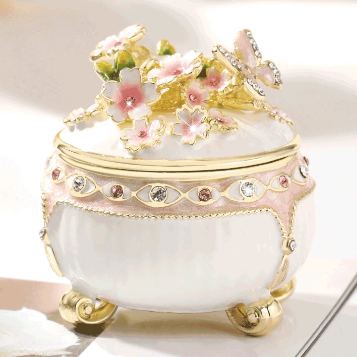 楽天市場】【正規品】 弥生 桜 クリスタルジュエリーボックス