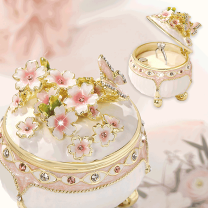 会津塗　宝石箱　桜　オルゴール 会津塗宝石箱の商品一覧 - 株式会社オルゴール