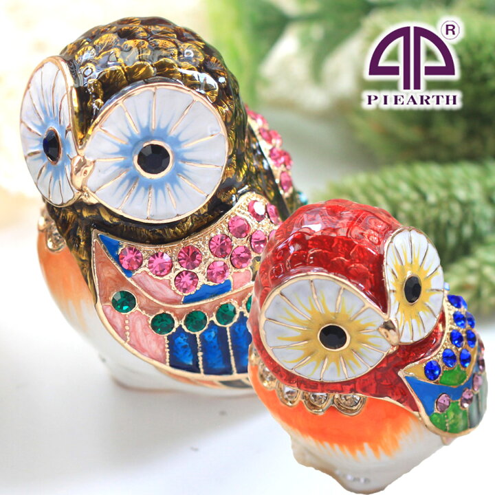楽天市場】【正規品】 フクロウA （不苦労） 縁起物 クリスタル 
