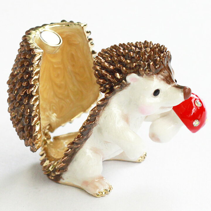 楽天市場】【正規品】 ハリネズミ 針鼠 はりねずみ ジュエリーボックス 
