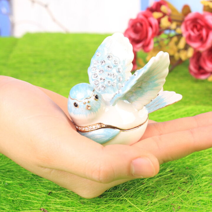 楽天市場】【正規品】 幸せの鳥 ジュエリーボックス 青い鳥が幸せを 