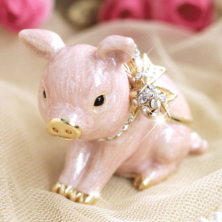 ✴️美品✴️ 豚型 ピッグ ケース レザー 小銭入れ 小物入れ ピンク ✴️美品✴️ 豚型 ピッグ ケース レザー 小銭入れ 小物入れ ピンク