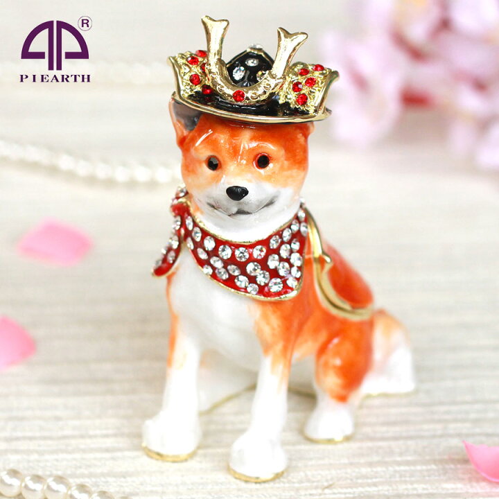 楽天市場】【正規品】 ふくと兜 端午の節句 柴犬 ジュエリーボックス 