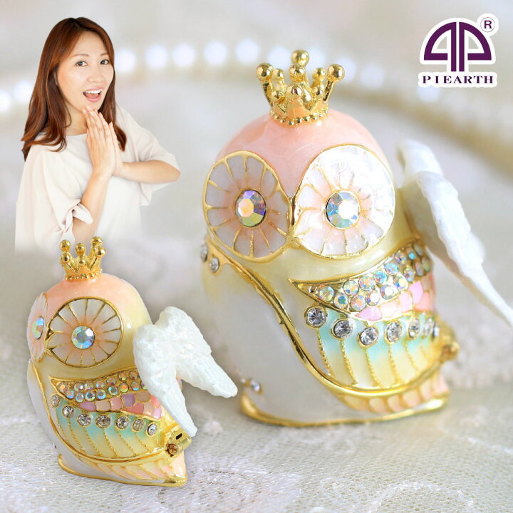 楽天市場】【正規品】 天使のフクロウ （不苦労） 縁起物 クリスタル 