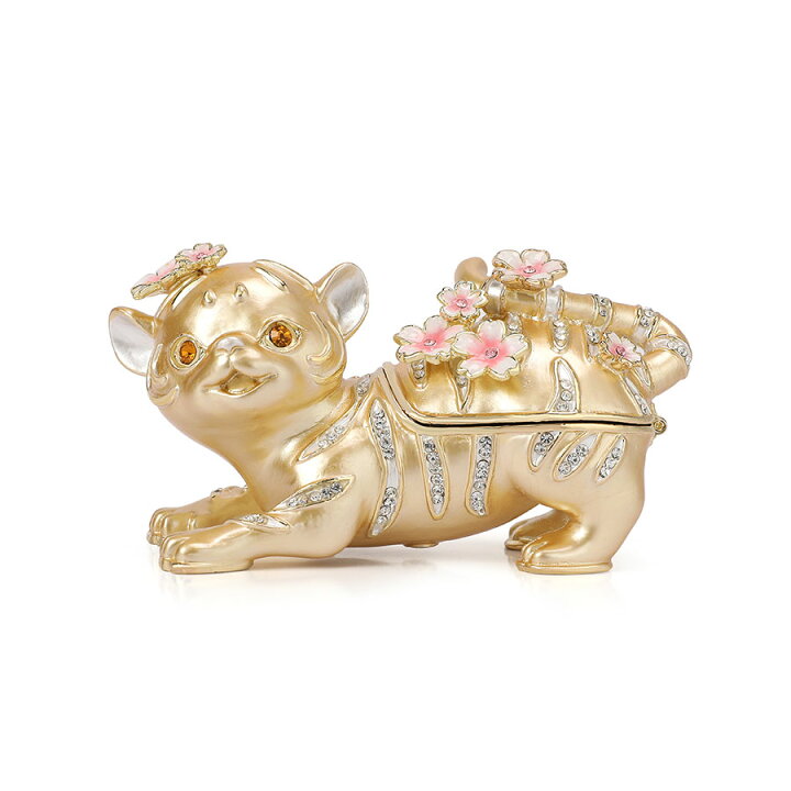 楽天市場】【正規品】 笑福小寅 干支 縁起物 虎 ジュエリーボックス 
