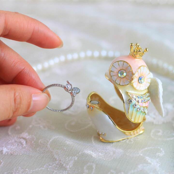 楽天市場】【正規品】 天使のフクロウ （不苦労） 縁起物 クリスタル 