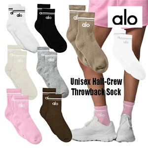 ��ALO yoga�� ���j�Z�b�N�X �n�[�t�X���[�o�b�N�\�b�N�X BTS JIN �O���[�o���A���o�T�_�[�A�C Unisex Half Throwback Sock ���{������ �C�� �\�b�N�X ���炩�� �����b�N�X �N�b�V������ �A���[ �X�|�[