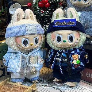 LABUBU ʂݗpւ 17cm 4 _Zbg ߑ + C + Xq + ANZT[ 킢IV j̎q̎q AjAChG l`pANZT[ ʂݎG