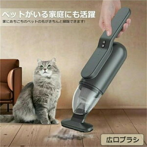 ハンドクリーナー ミニ掃除機 ハンディクリーナー コードレス掃除機 ハンディー掃除機 小型掃除機 車用掃除機 コンパクト 掃除機 強力 USB充電式 車載掃除機