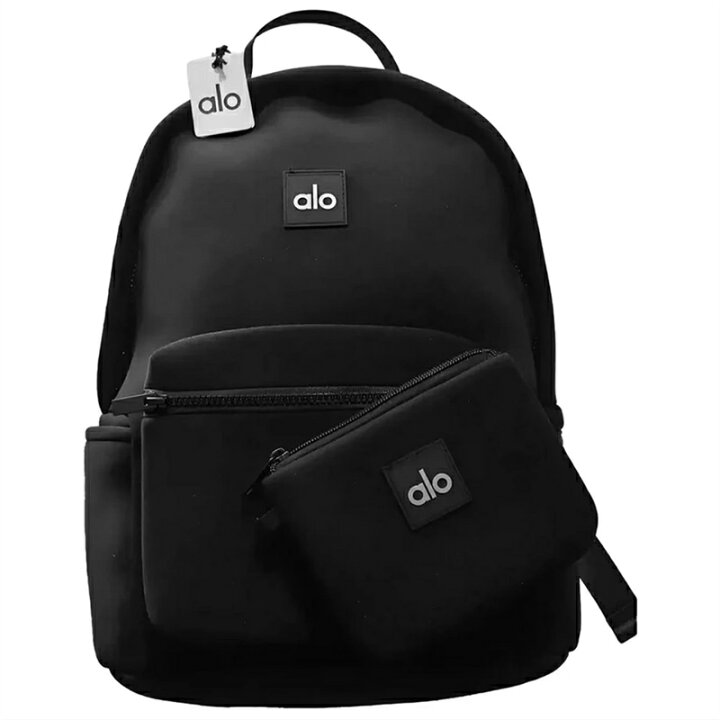 楽天市場】Alo Yoga バックパック「Stow」ブラックネオプレン 