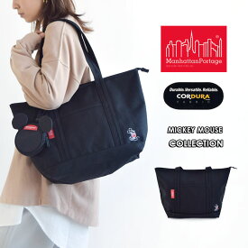 Manhattan Portage マンハッタンポーテージ トートバッグ Cherry Hill Tote Bag / Mickey Mouse 2021 ミッキー コラボ ディズニー バッグ トート 男女兼用 かばん A4 アウトドア MP1306MIC21 数量限定