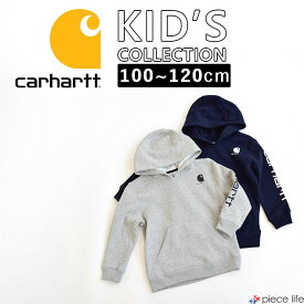 【10%OFF】 Carhartt カーハート LOGO SWEATSHIRT プルオーバーフーディー キッズ パーカー 裾リブ 袖リブ 裏起毛 カジュアル シンプル あったかい ストリート アメカジ 男の子 女の子 ユニセックス 2022SS CA8850